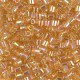Miyuki delica beads 8/0 - Transparent light amber ab DBL-100